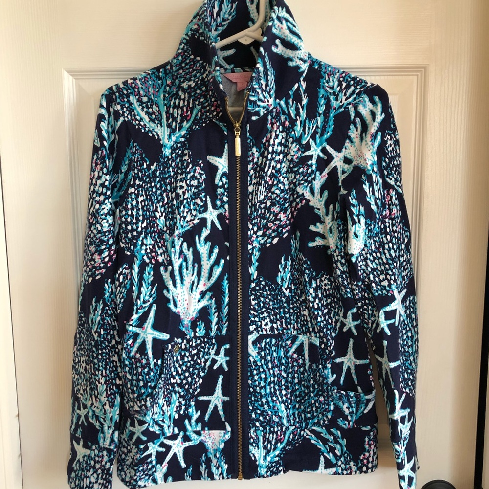 Lilly Pulitzer zip up jacket